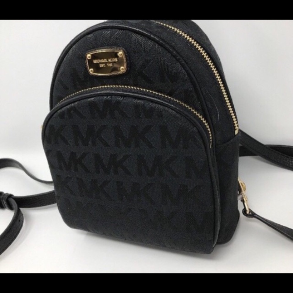 Michael Kors Abbey XS Mini Backpack BlackSignature